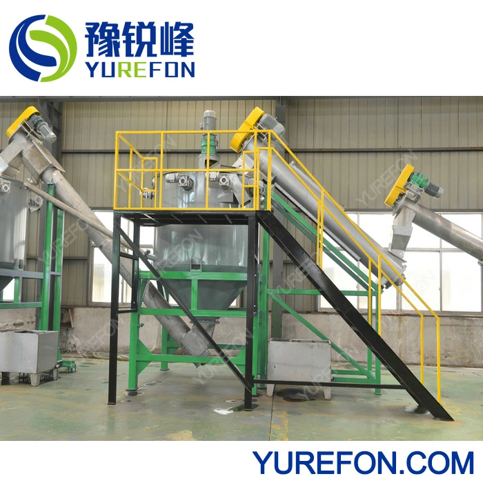 Plastic Caps Pet Type Plastic Waste Crushing Washing Recycling Machine Stainless Steel Made