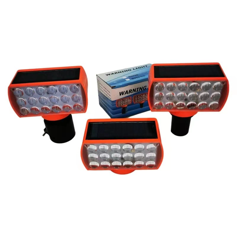 High quality/High cost performance LED Traffic Road Safety Solar Warning Flasher Barricade Light IP65