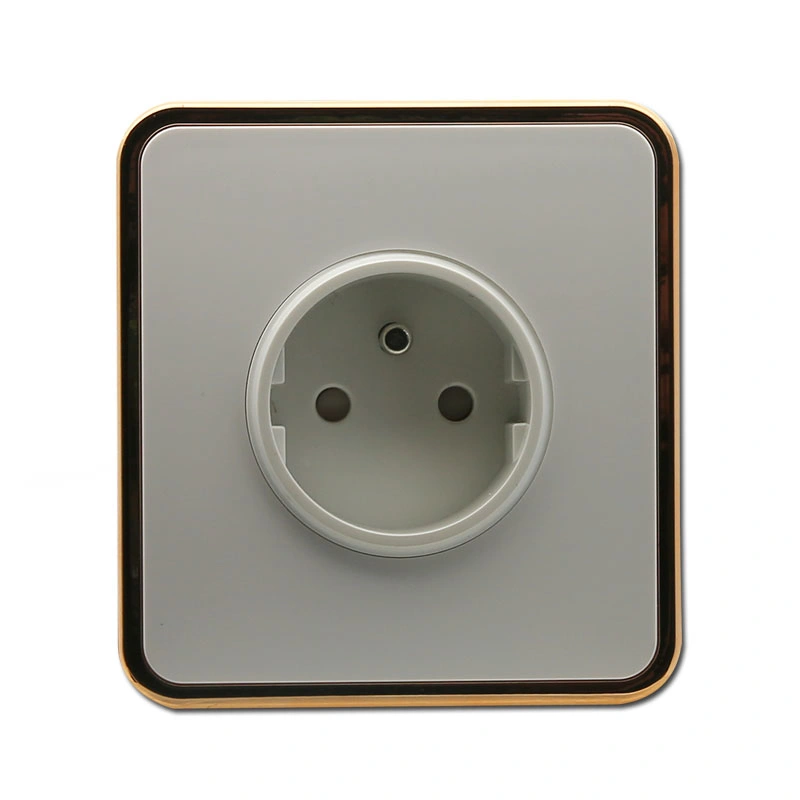 1 Gang French Socket White Color French Type Wall Socket (J1-31)