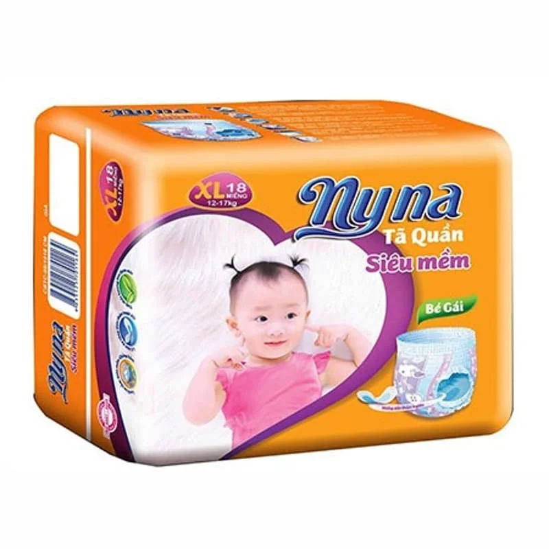 Plastic PE Bags Custom Design Packaging Bags for Diaper and Sanitary Napkin