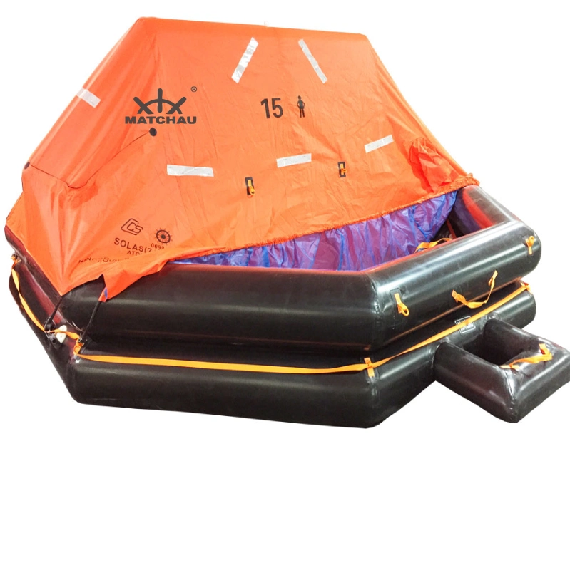 Solas Approval Marine Throw Over Board Inflatable Life Raft