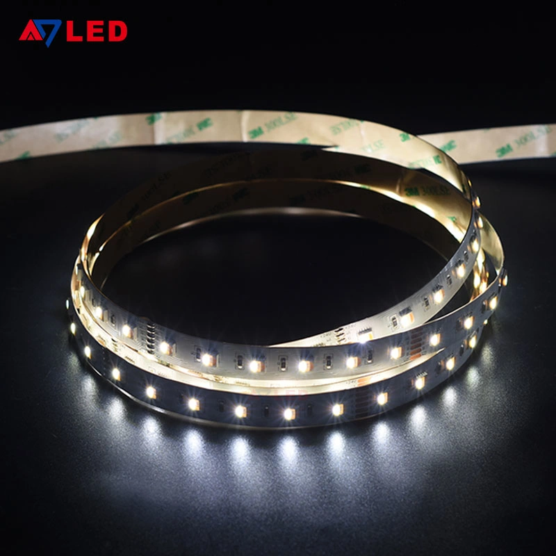 شريط LED قابل للضبط SMD 5050 60LEDs Rainbow RGB+CCT قابل للضبط للقطع المصابيح