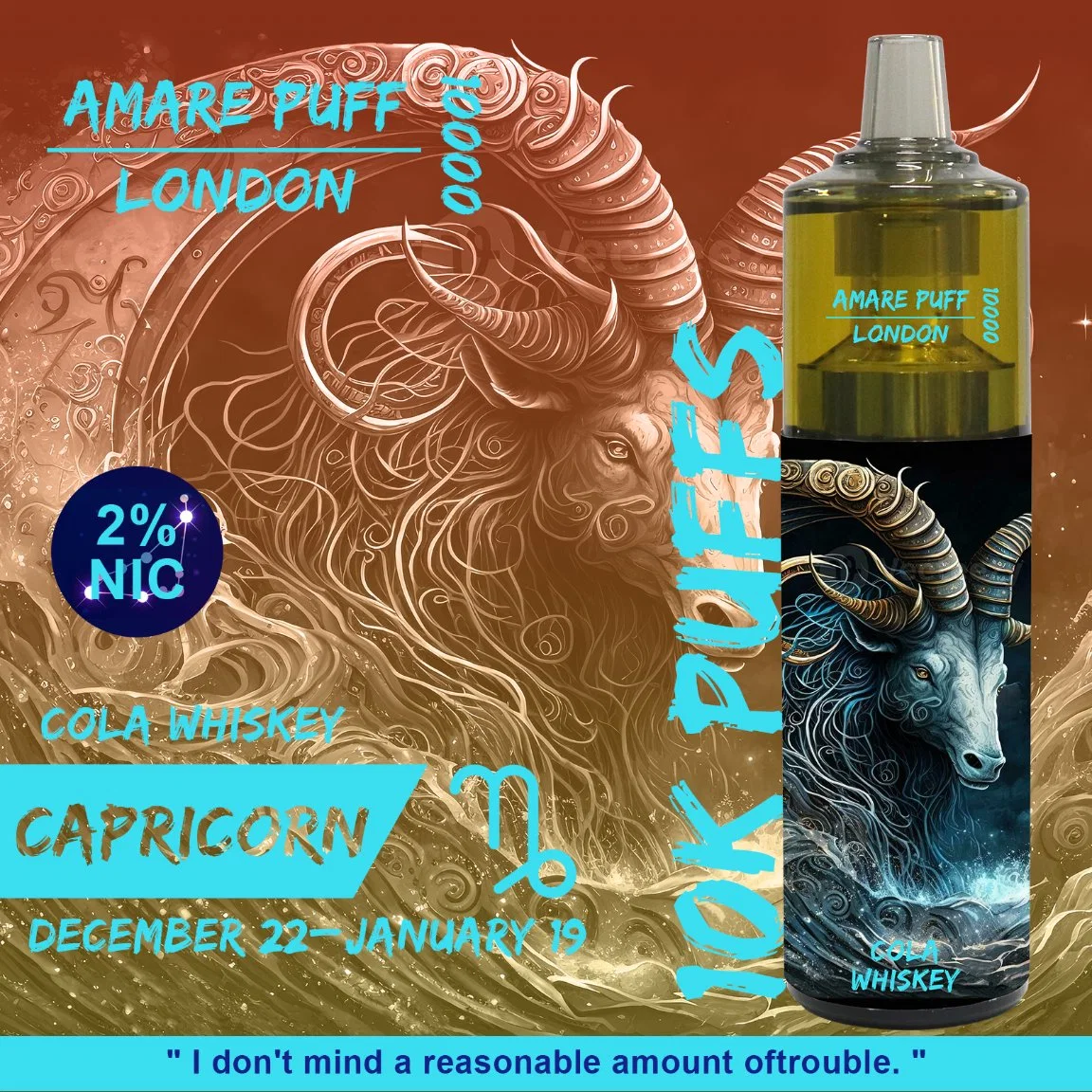 Amare Puff London 10K Puff Tornado 7000 Puffs Pod Flavor Gorilla King Vape Cloud Bar 10000 Puffs