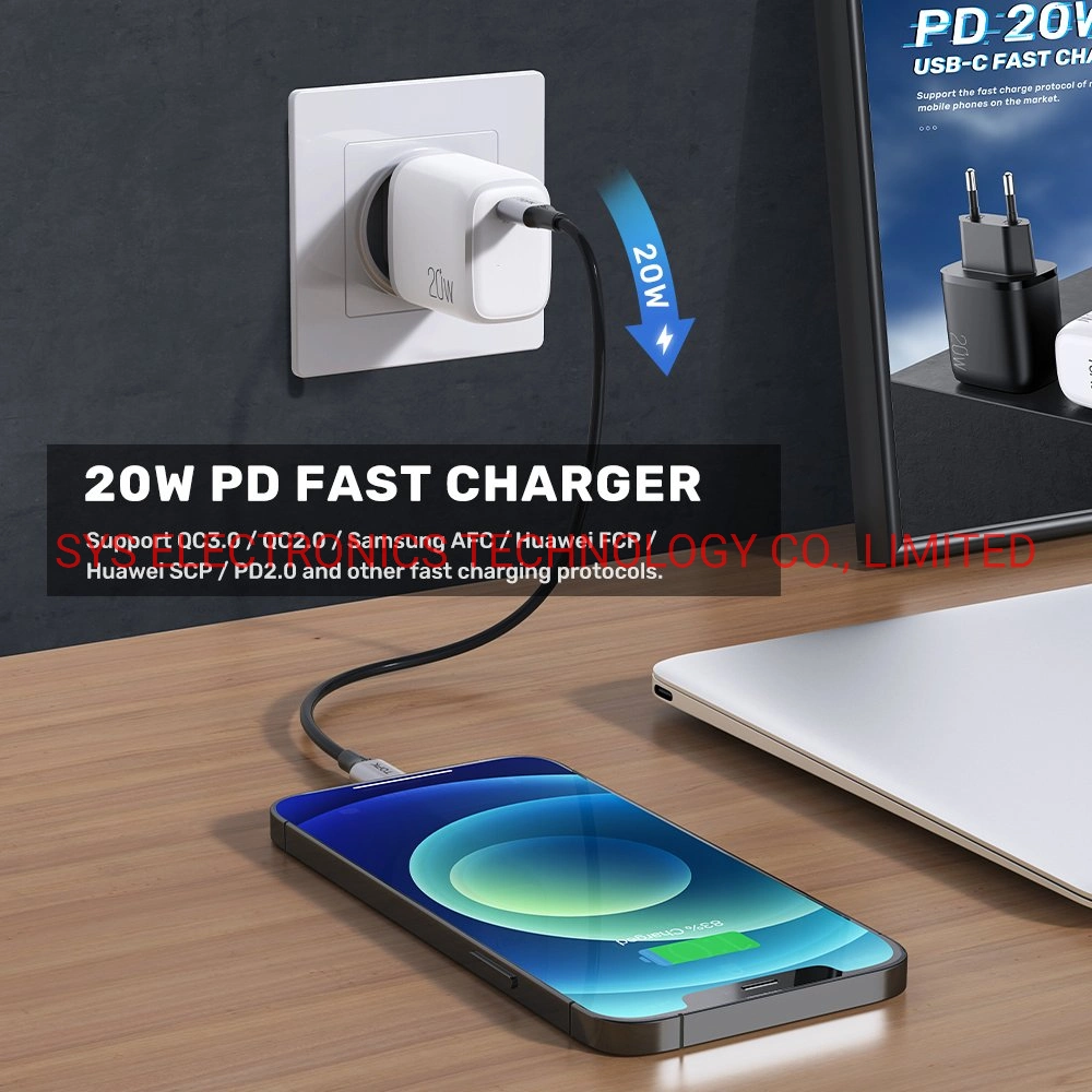 iPhone Power Adapter Super Fast USB Type C Pd 20W Charger