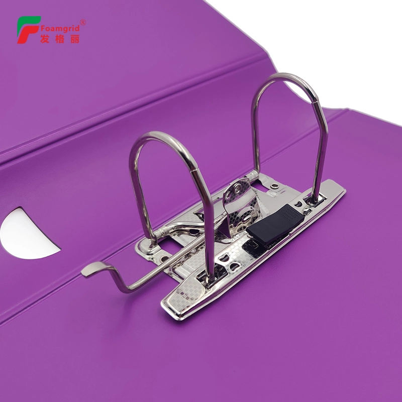 High-Capacity Heavy-Duty Plastic Round Spine Lever Arch Box File Folder with Pocket The Folder-Register File