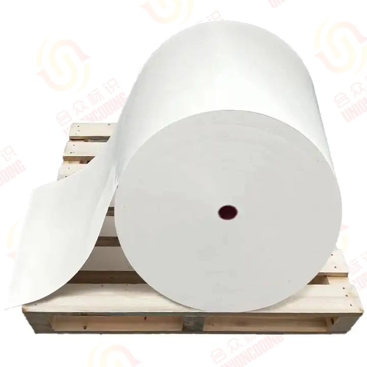 All Temperature Adhesive Synthetic Paper in Jumbo Roll, Raw Label Material Thermal Transfer Stickers