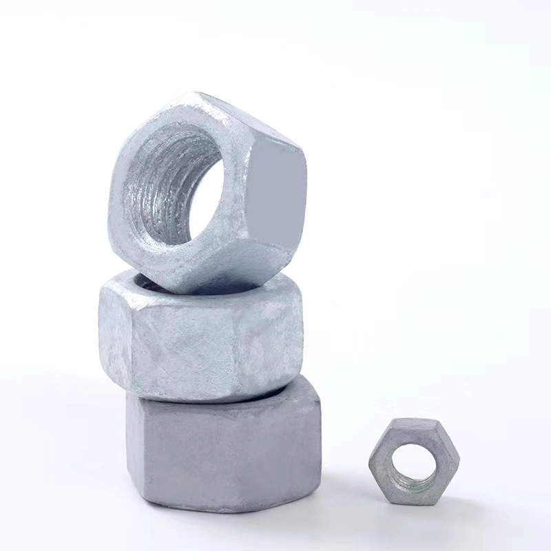 China Wholesale/Supplier Custom DIN934 Carbon Steel HDG Fasteners Hex Nut Hexagon Nut