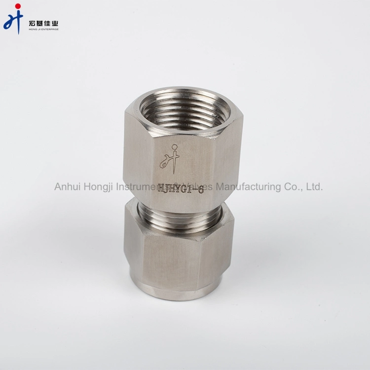 316 Stainless Steel Straight Instrument Fittings Tubing Adapter for Instrumentation Od 1/4 Inch