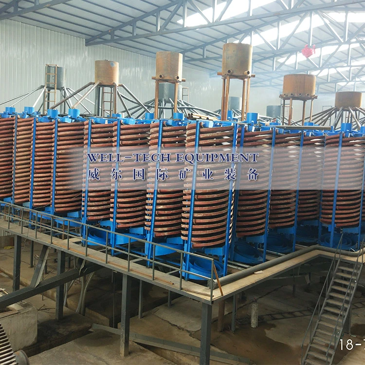 Rampa em espiral para Máquina de linha inteira cromada de grau fundição da China Jiangxi Well-Tech International Mining Equipment Co., Ltd