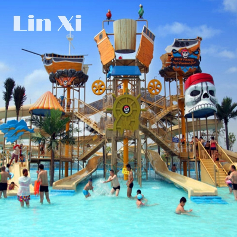 Factory Customized New Outdoor Adult Water Park Fiberglass Forest Slide Children's Amusement Park Equipment31s