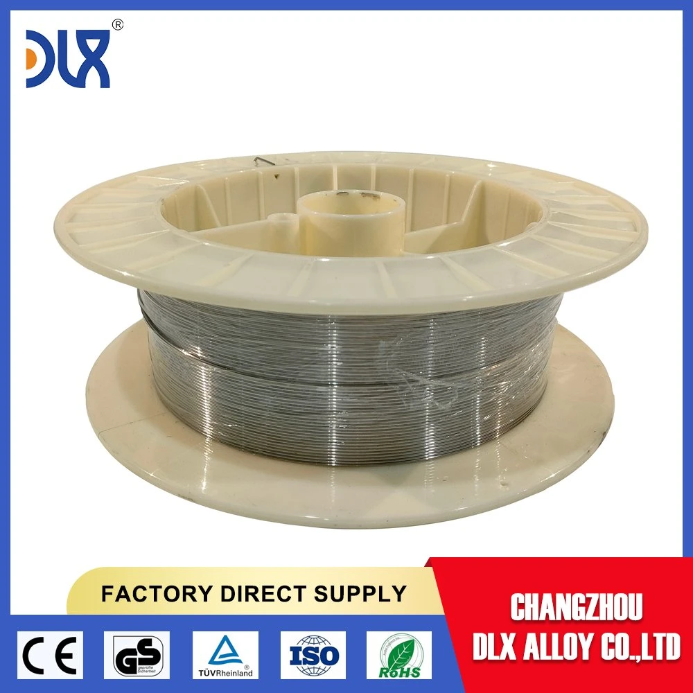 Alta resistencia 1,0/1,6/mm Ernicr-3 Ernicr-7 Ercuni Erni-1 alambre de soldadura, usado en el área oceánica y metalurgia