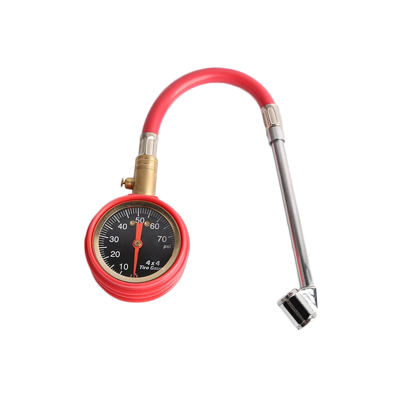 Heavy Duty Dial Type Tire Pressure Gauge Inflator Mechanical