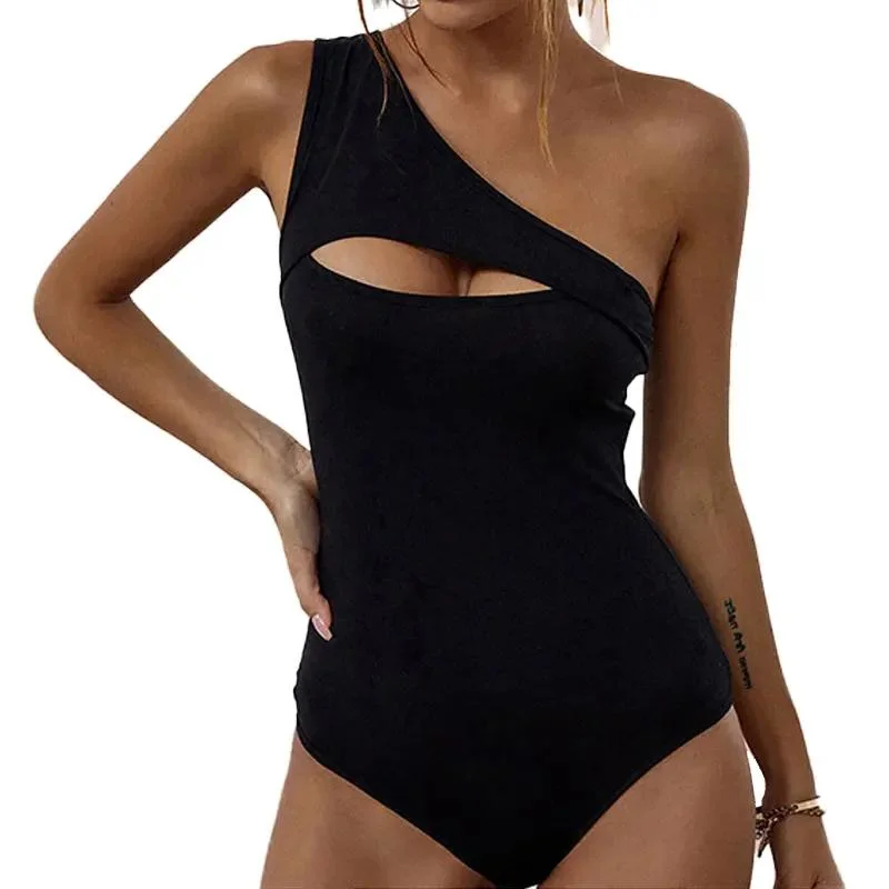 Hot Sale Women's One Piece Swimsuit Tummy Control V Neck Bathing Suits Swimwear Beachwear