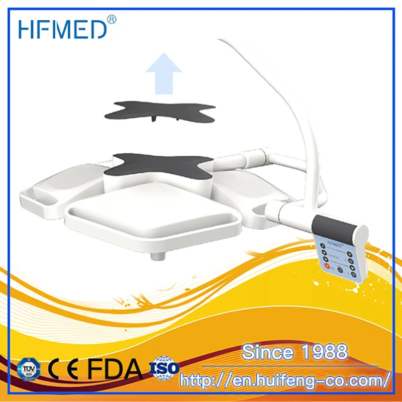 LED hospitalar Shadowless Cirúrgica da lâmpada de funcionamento da China Equipamentos Médicos (HF-L3+4)