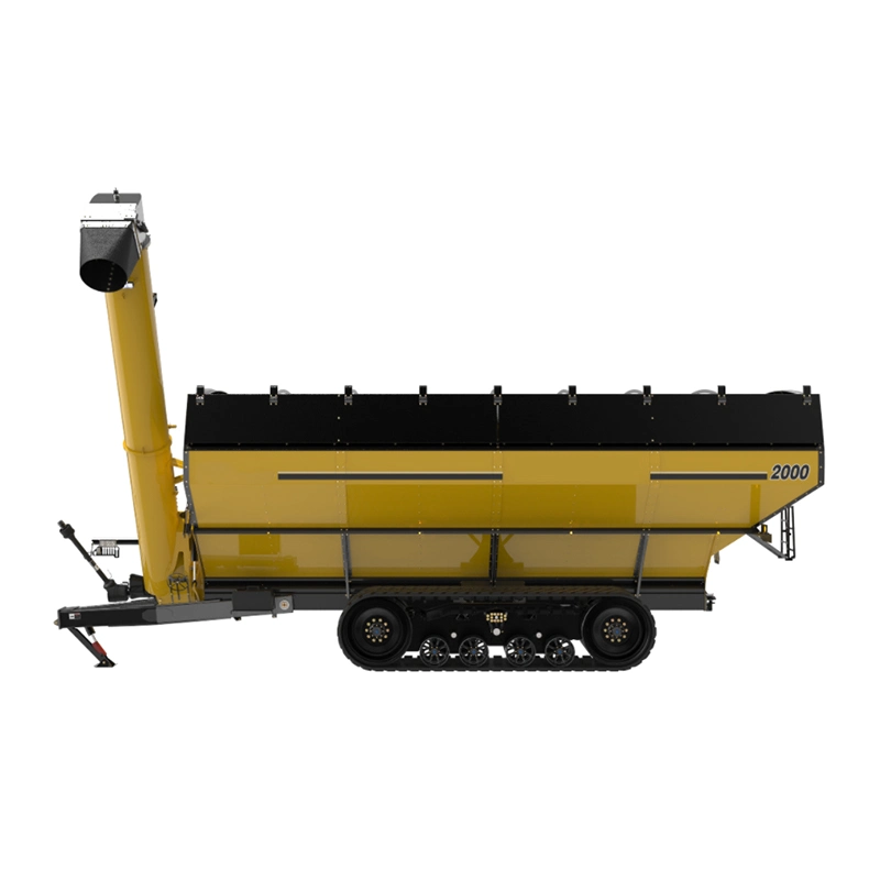 Dual Axis Dump ATV Farm Tractor Mini Tiller Forklift Cargo Grain Trailer Crawler Grain Carrier