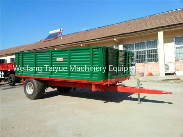 Europe Popular High Grade Farm Trailer, Double Board Tractor Trailer