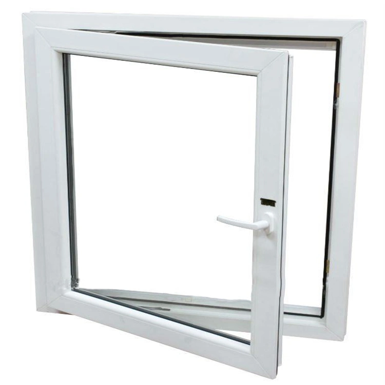 Plastic French Single Glassed UPVC Casement Window