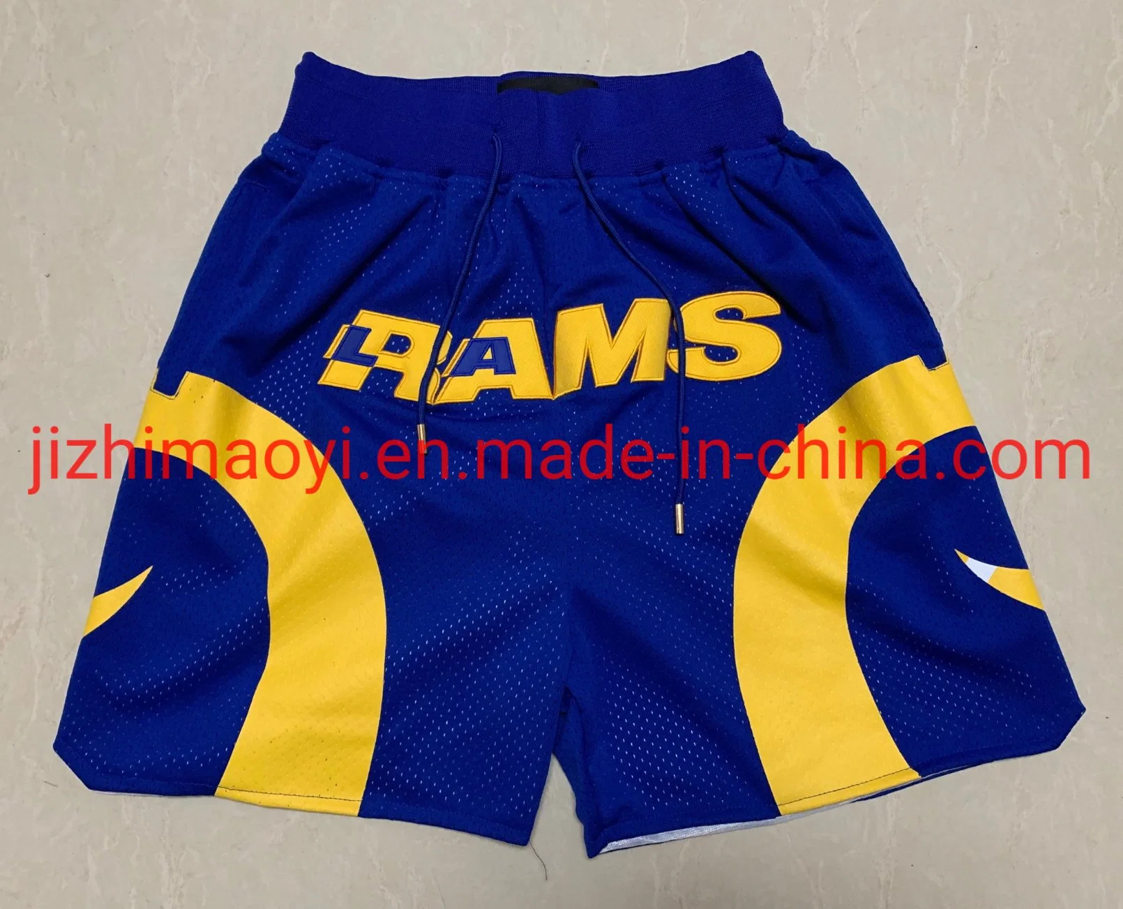 Al por mayor Just Don Baloncesto 49ers pantalones cortos de fútbol ropa deportiva de algodón