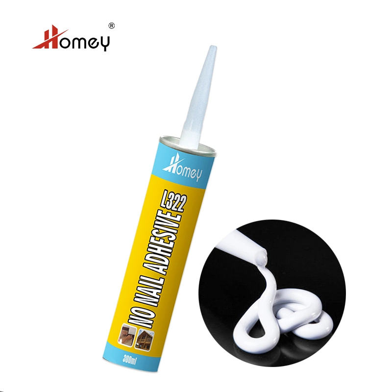 Homey Beige Acrylic No More Nail Fast Cure Construction Adhesive