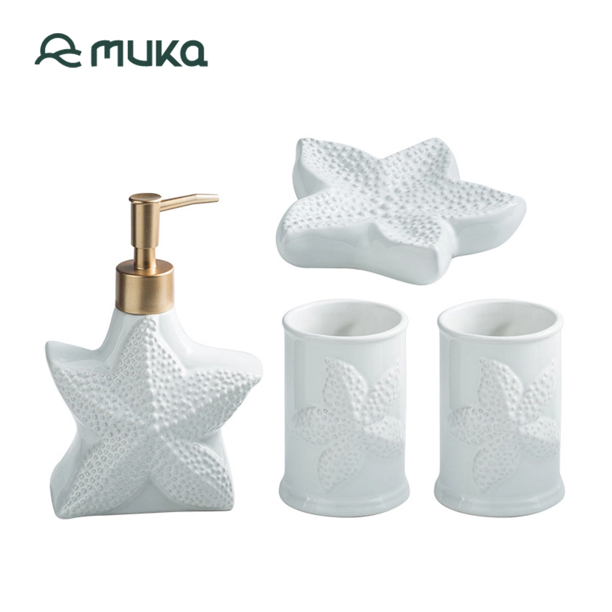 Nordic Ocean Series Mediterranean-Style Toiletries Wash Cup Model Room Ornaments Minimalist Bathroom Accessories Products