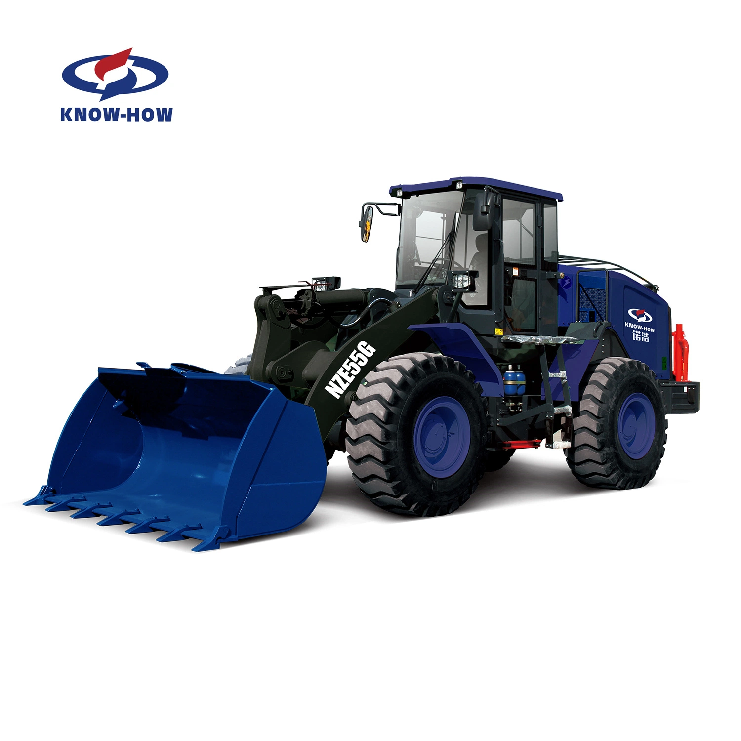 Nze65f Pure Electric Drive, Zero Emission, Green and Environment-Friendly Heavy Duty Big Wheel Cement 7 Tons Wheel Loader Factory