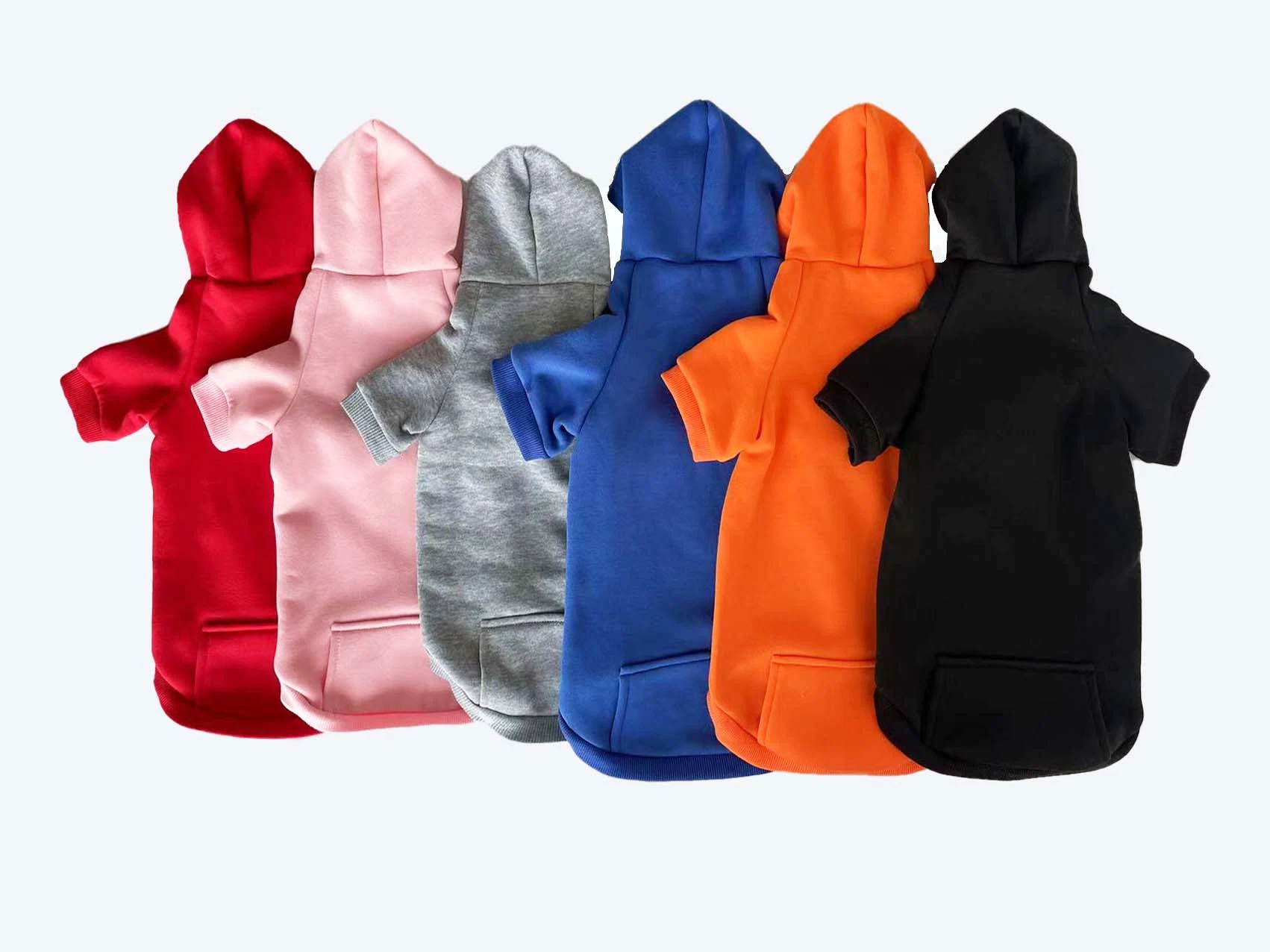 Customized Fashion Outdoor Pocket Comfortable Dog Soft Hoodies Pet Apparel