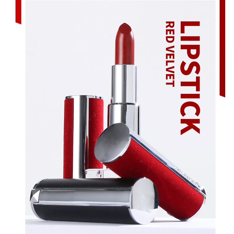 OEM Sheepskin Red Velvet Matte Lipstick Moisturizing Full Color Lasting Makeup Customization