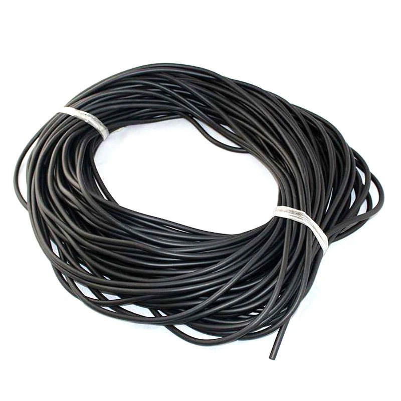 Black High Elastic Waterproof Extruded Sealing Silicone Rubber Cord