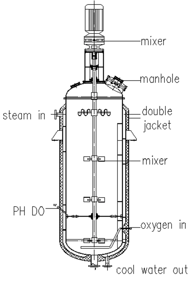 Acero inoxidable Fermentor