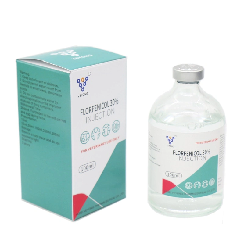 Pharmaceutical Medicine Veterinary Drugs of 30% Florfenicol Injection for Vet with GMP