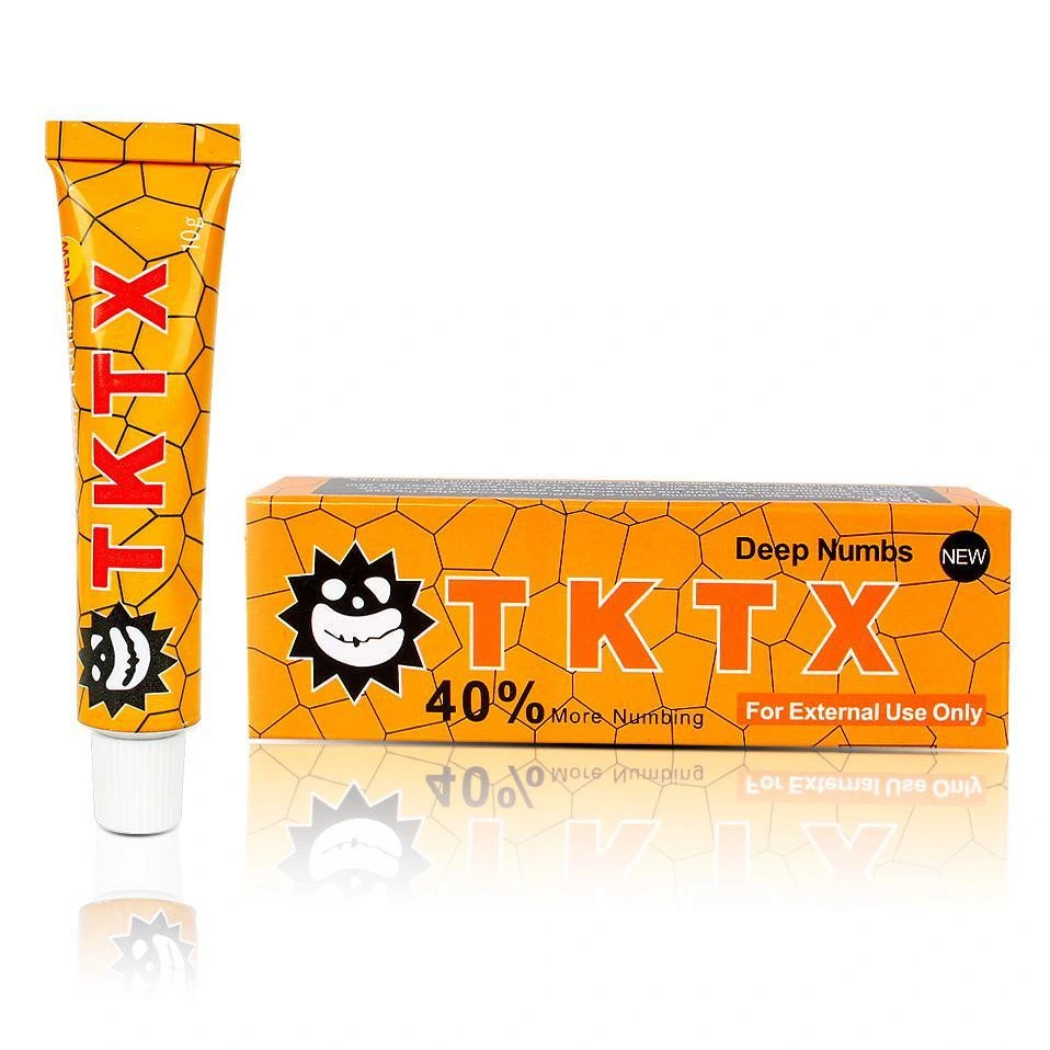 Tktx Green Numbing Cream Tattoo Body Anesthetic Fast Numb Cream Semi Permanent