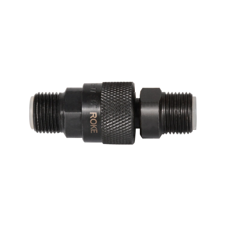 Carbon Steel Blackened Closed Type Male Thread Hydraulic Quick Couplings 10000psi