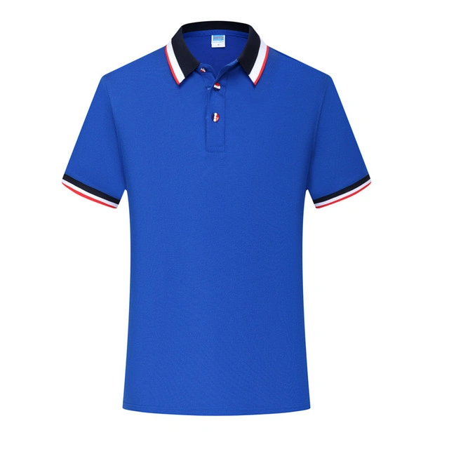 Contrast Color 60% Cotton 40% Polyester Single Breasted Cheap Polo Shirts Wholesale/Supplier China