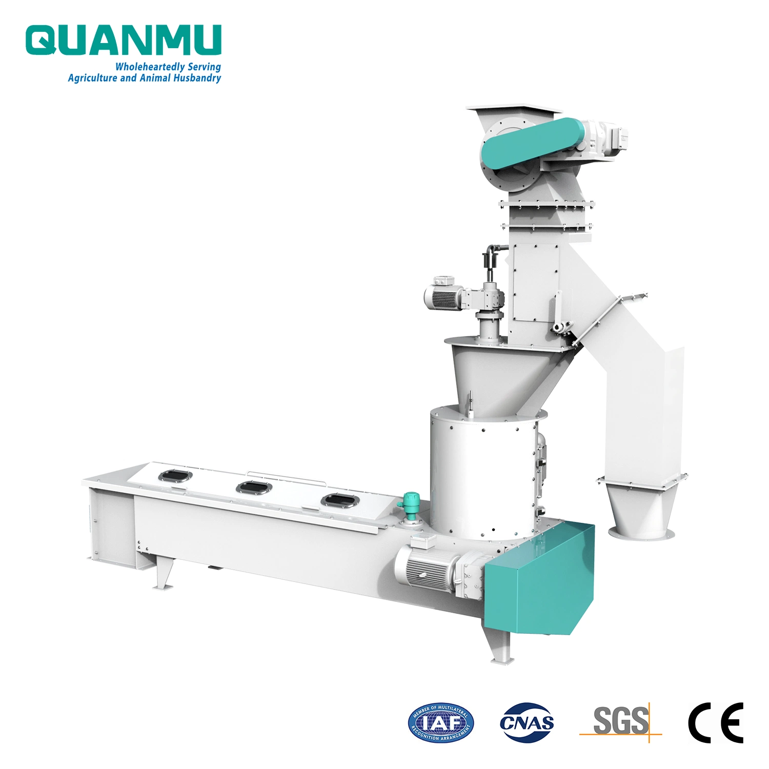 Floating, Sinking Fish and Aquatic Animal Feed Pellet Continuous Horizontal Ribbon Oil Fat, Enzyme Preparation etc. Liquid Sprayer in Spraying Equipment