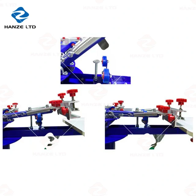 8 Color 8 Station Micro-Registration Overprinting&#160; Screen Printing&#160; Press