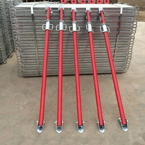 Adjustable Steel Post Shore Telescopic Steel Pole Adjustable Metal Support Poles