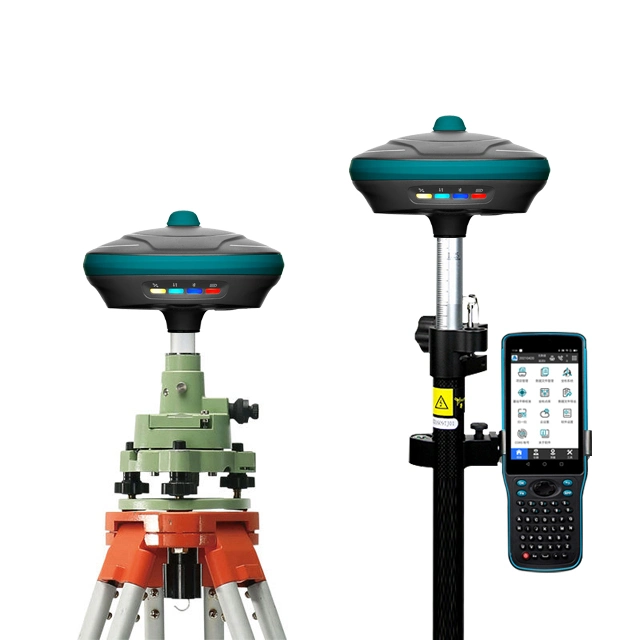 أداة رصد ورسم الأراضي الجيوديسية والخرائط E Survey E200 800 قناة جهاز قياس UFO F3 Plus Rtk Measuring Device GPS Land Survey Gnss Receiver