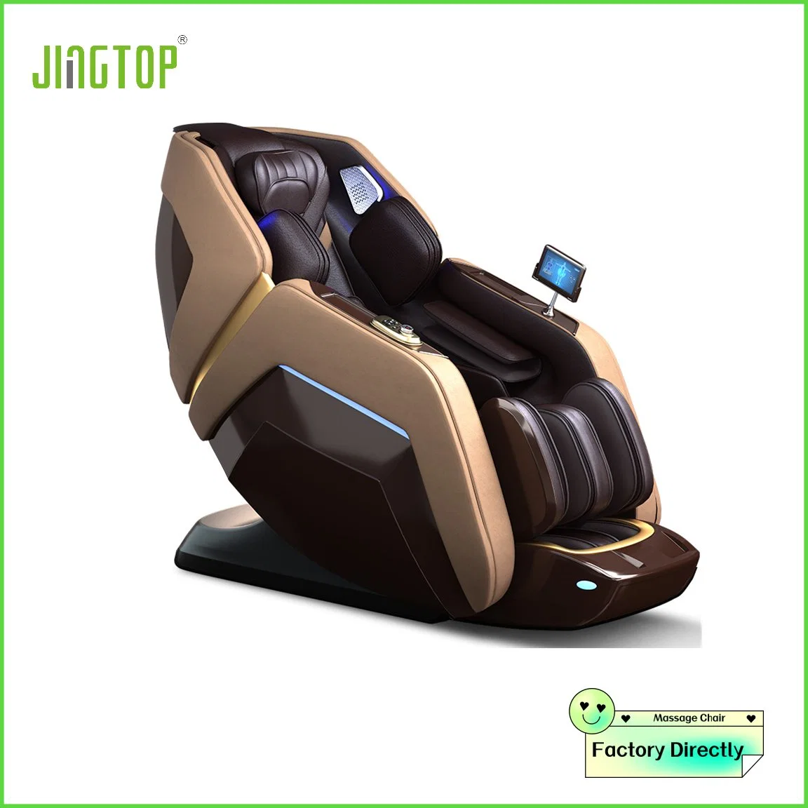 Jingtop Factory Atacado 3D 4D pé de pressão de ar de corpo inteiro CADEIRA de massagem SPA Home Furniture