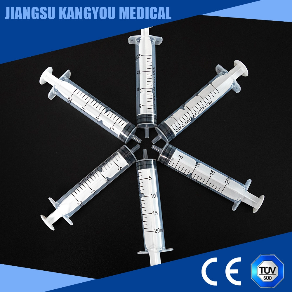 Manufacturer Supplier Sterile 3 Part Luer Slip Safety Disposable Plastic Syringe with Needle