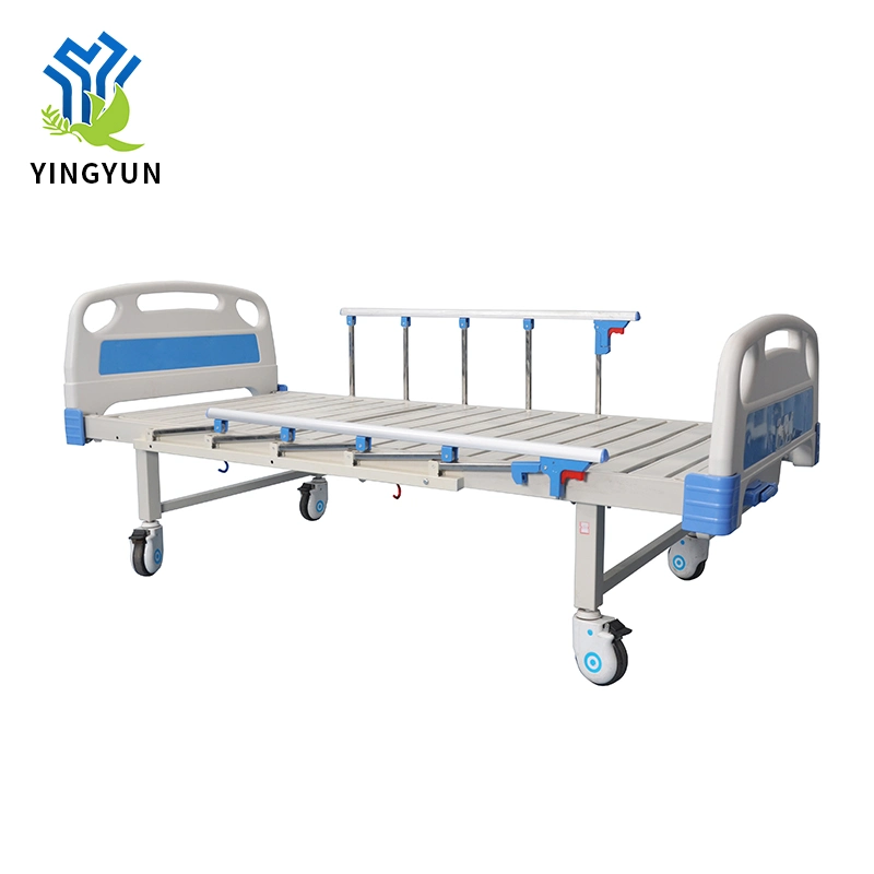 Portable Patient Transport ABS Headboard Single Crank Hospital Medical ICU Bed