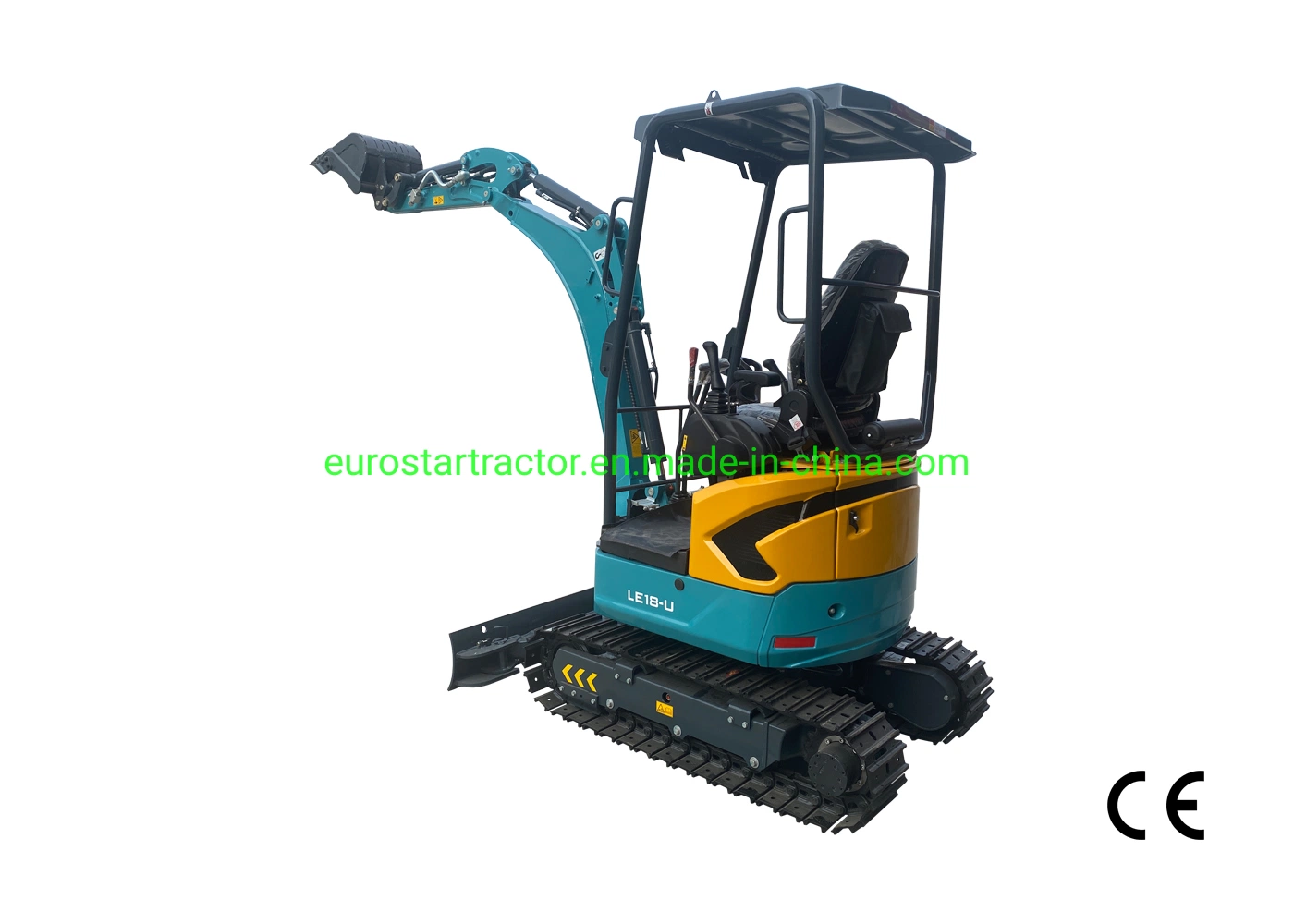 CE Ex1800K/Y Excavator Backhoe Loader Slippage Mini Small Hydraulic Crawler Wheel Engineering Farm Deisel Land Excavator for Construction Euro V Engine