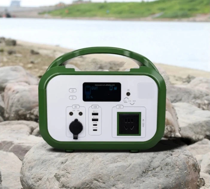 600W Portable Power Station AC/DC Output Home Energy Storage Power Supply for Outdoor Camping Energy Storage Battery Solar Battery
