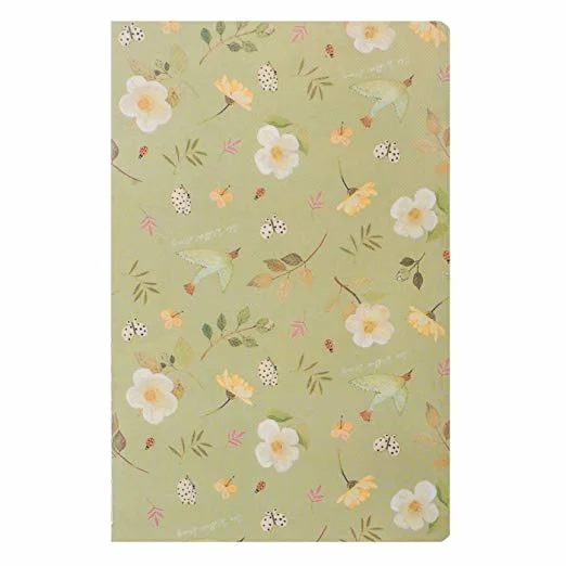 Lined Journal Notebook Dairy Book Journal Record A5 Flowers Softcover Composition Book