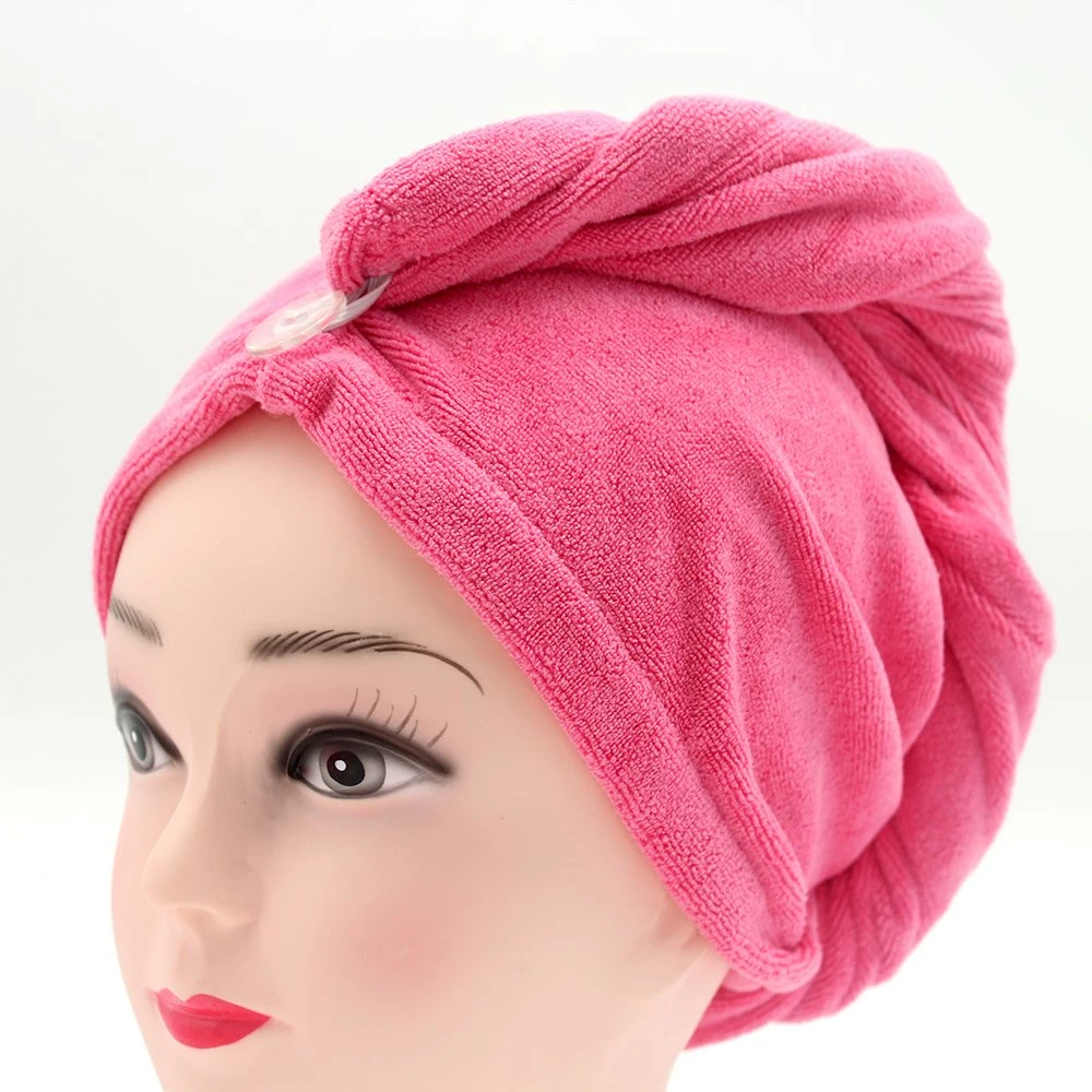 Wholesale/Supplier Custom Logo Thick 400GSM Shower Hair Wrap Cap Microfiber Quick Drying Hair Towel
