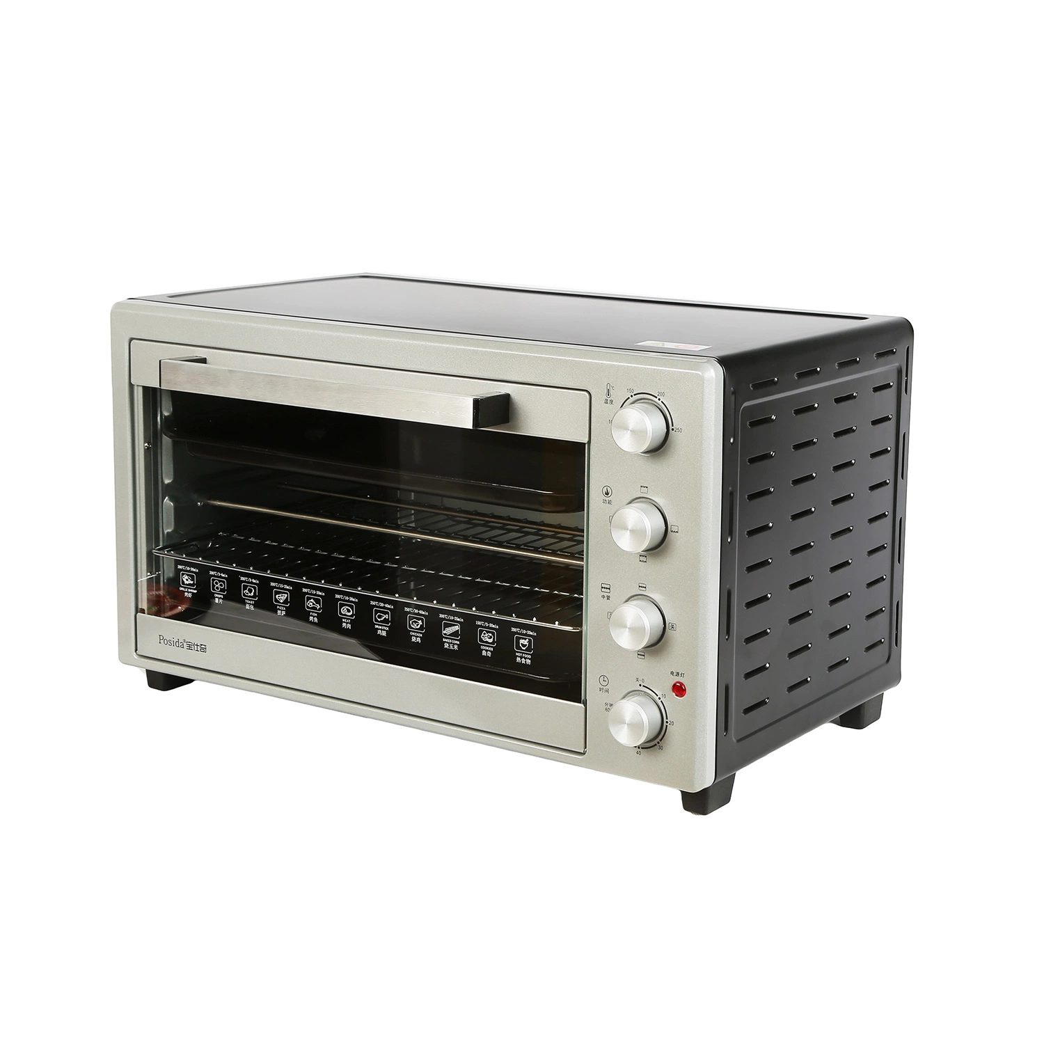 2000W Ultra Large Kitchen Table Freestanding Grill Toaster Pizza Electric Ovens