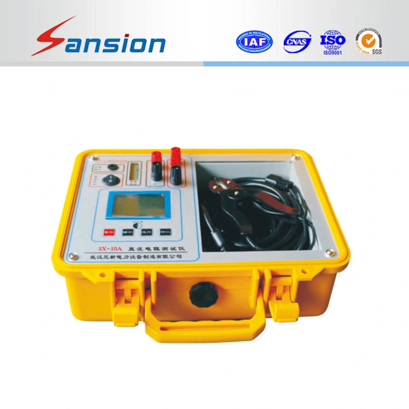 Enroulement du transformateur électrique numérique ohmmètre la résistance des bobinages CC du transformateur Compteur