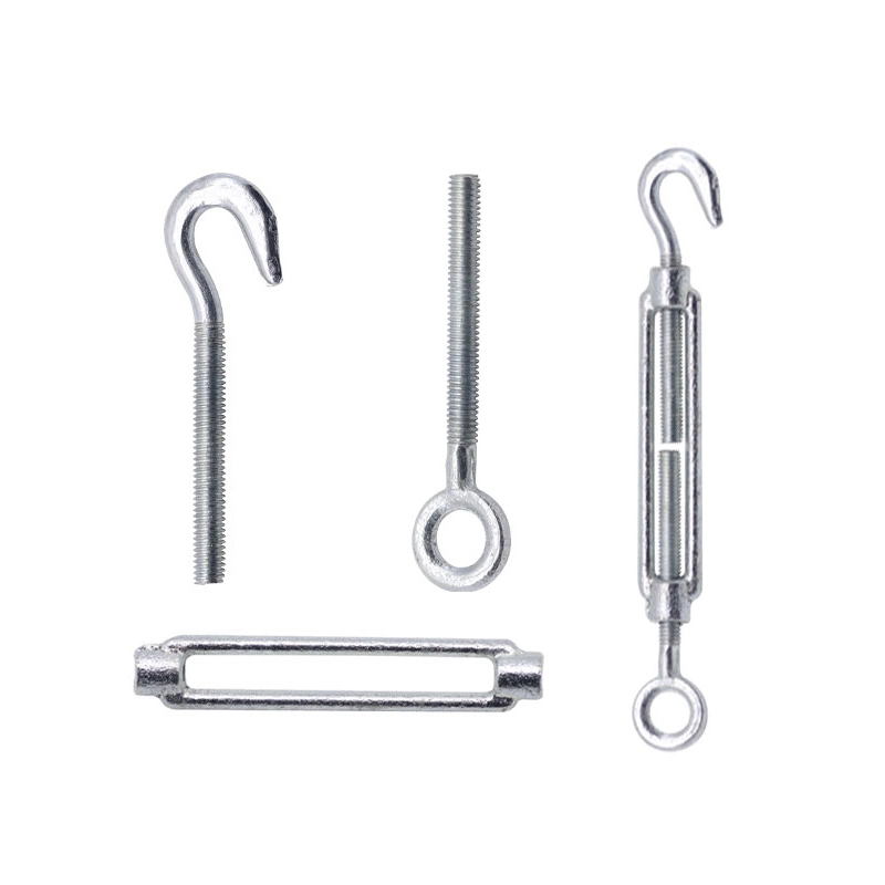 50%off Wholesale/Suppliers Heavy Duty DIN1480 Wire Rope Turnbuckle Hook-Eye Forged Steel Galvanized DIN1480 Turnbuckle