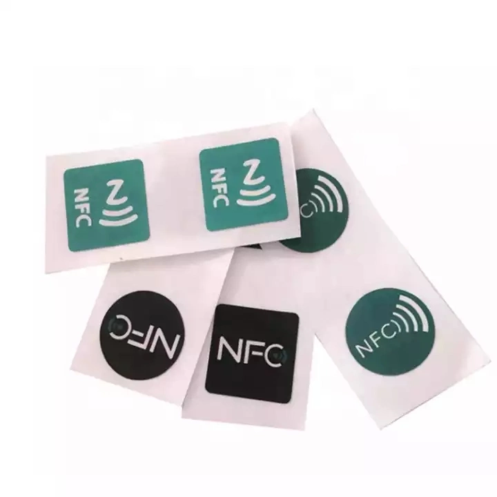 Hf 13.56MHz Waterproof Antimetal RFID Label Sticker Anti-Metal Ntag213 NFC Tag 13.56 Hf Chip Label Sticker Anti-Metal NFC RFID Tag for Anti Metal