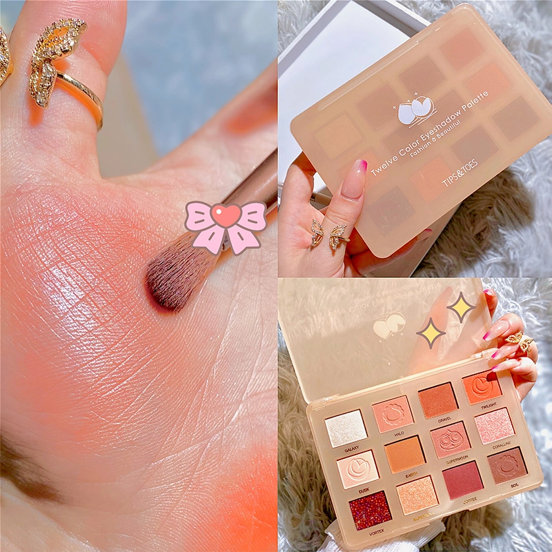 Peach Matte Shimmer Twelve Eyeshadow Palette