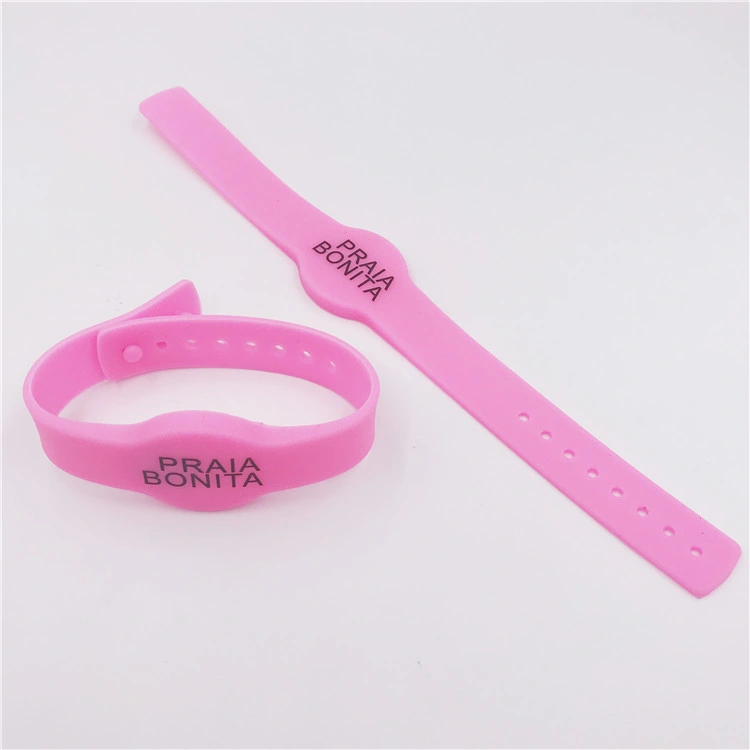 Read to Ship High quality/High cost performance Size Adjustable All Age Silicone RFID NFC Wristband